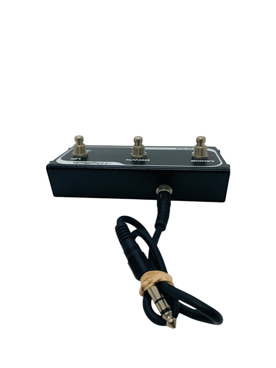 DigiTech FS3X 3 Button Foot Switch Black w/ 1/4" TS Instrument Cable