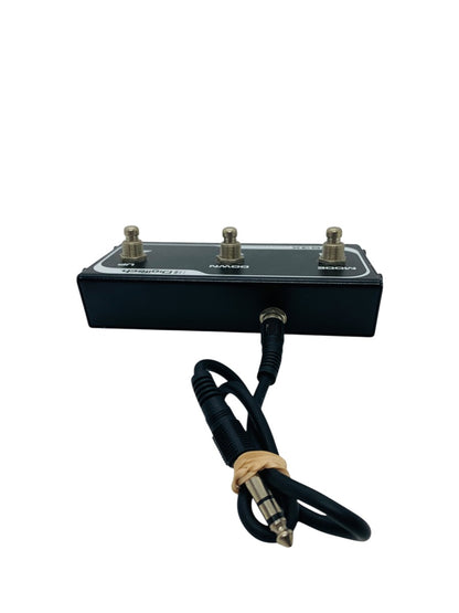 DigiTech FS3X 3 Button Foot Switch Black w/ 1/4" TS Instrument Cable