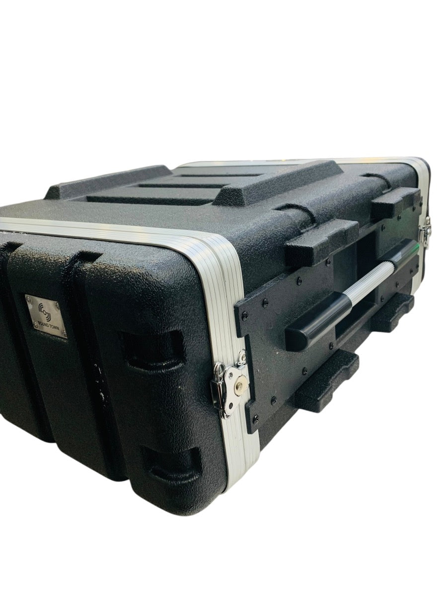 Sound Town Lightweight 4U DJ Rack/Road Case with ABS,19” Depth