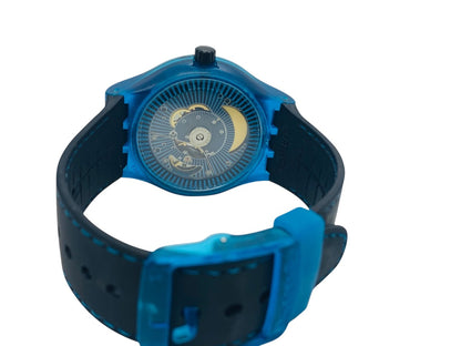Swatch Automatic Mens Watch Sistem Class Blue SUTS405 42mm