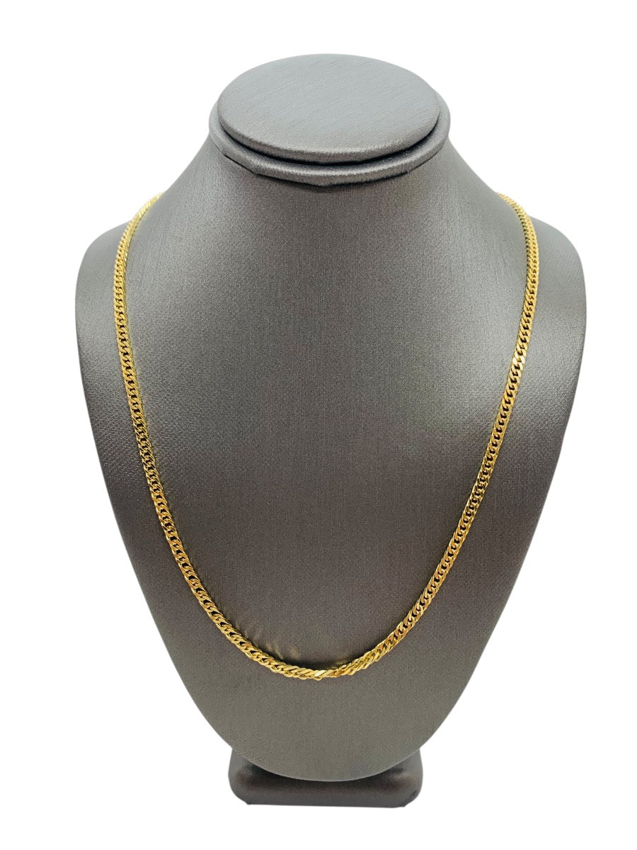 18K Yellow Gold Curb Chain | Size 19 | 13.2g