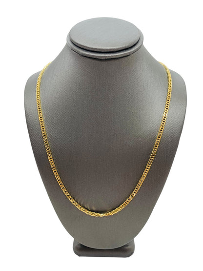 18K Yellow Gold Curb Chain | Size 19 | 13.2g