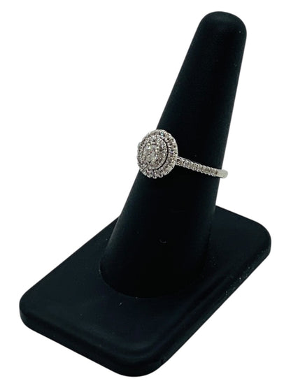 10K White Gold Diamond Ladies' Ring | Size 6.75 | 2.8g | 0.71 CTW