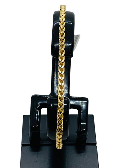 14K Franco Yellow Gold Bracelet | Size 8 | 5.5g