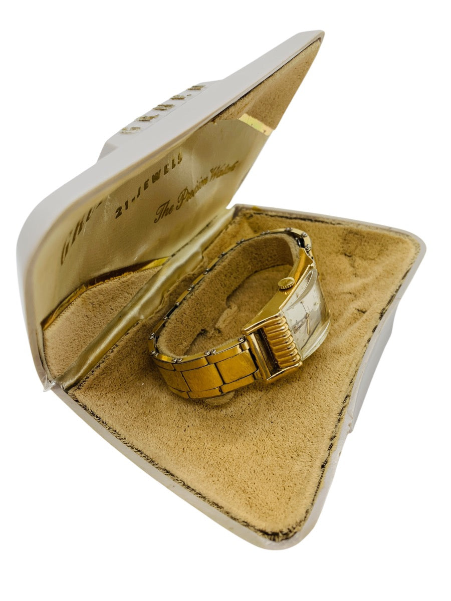 Gruen 10K Gold-Filled Precision Watch