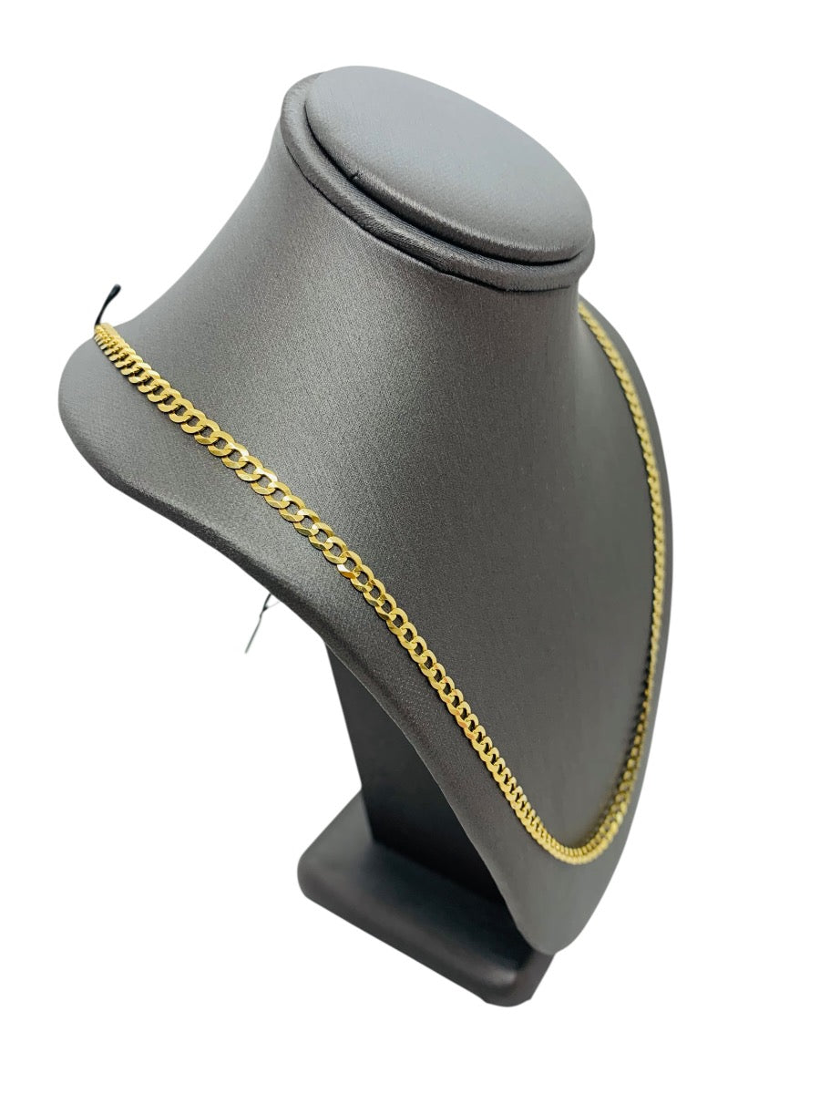 14K Yellow Gold Curb Chain | Size 20 | 7.5g
