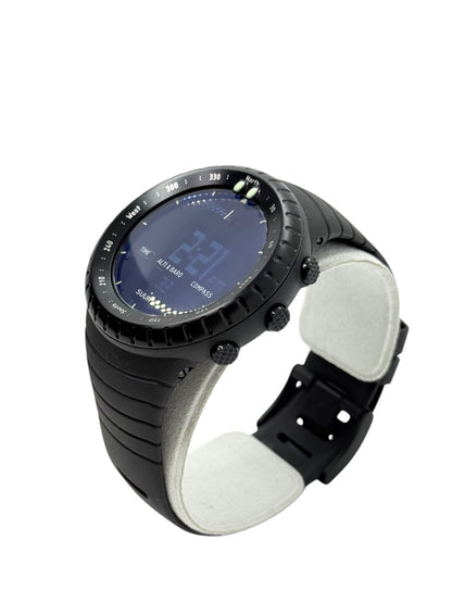 Suunto Core "All Black" Unisex Adults Watch Blue Tint SS014279010