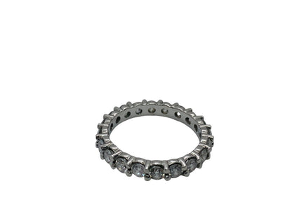 Platinum Lady's Wedding Eternity Band Lab Grown Diamonds 1.6 CTW