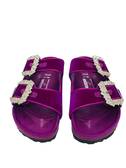 Manolo Blahnik for Birkenstock Arizona Fuschia | Size 38