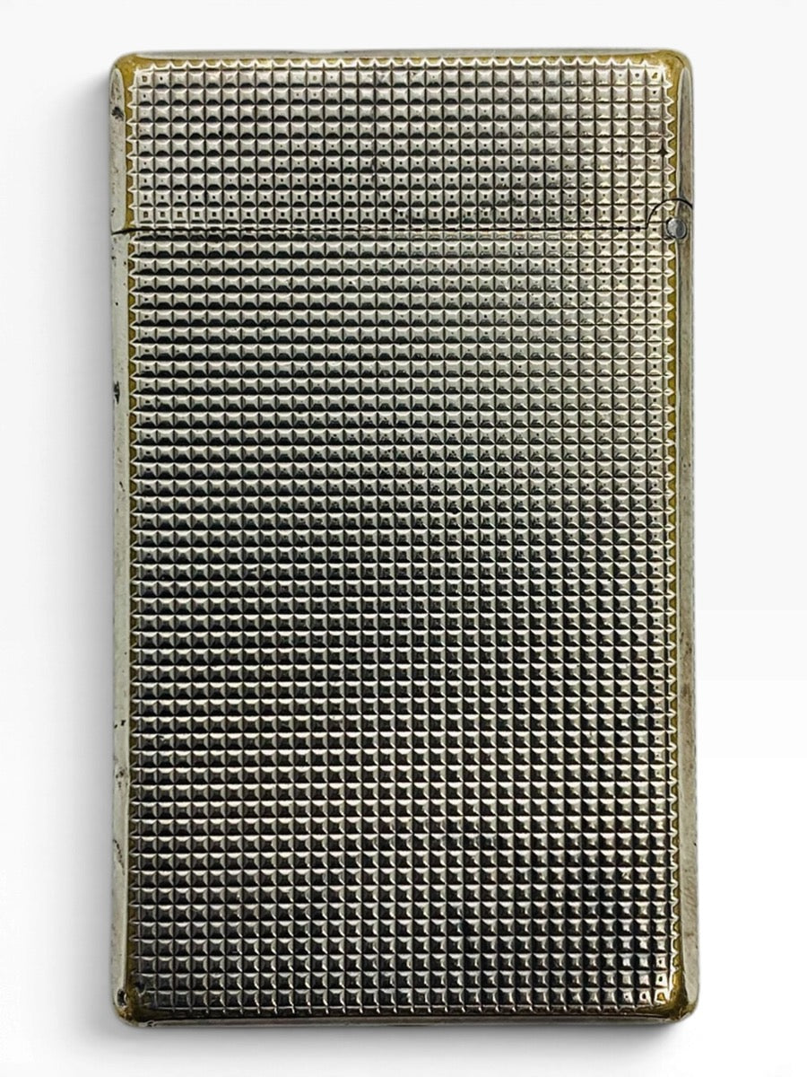 Vintage ST Dupont Ligne 1 Silver Luxury Box Pocket Lighter