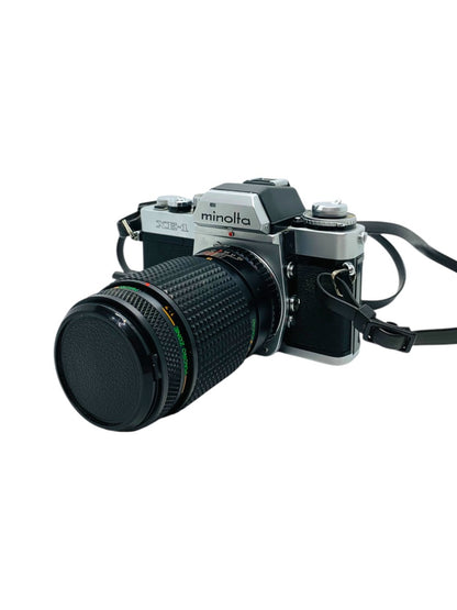 Vintage Minolta XE-1 SLR Film Camera w/ f=135m Sears Lens