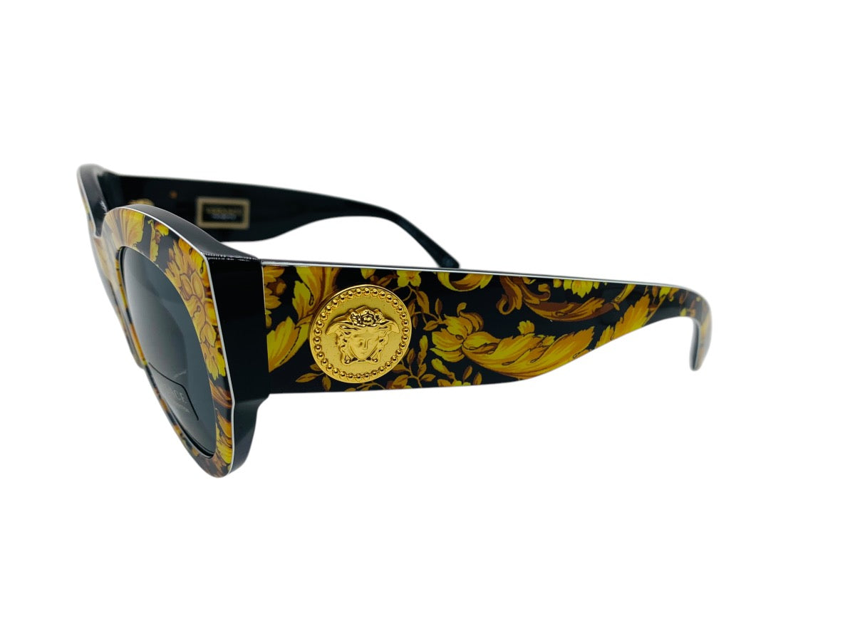 Versace Baroque Yellow |Black Floral Lady's Sungless Mod. 4353 5283/87 | 51-26 140