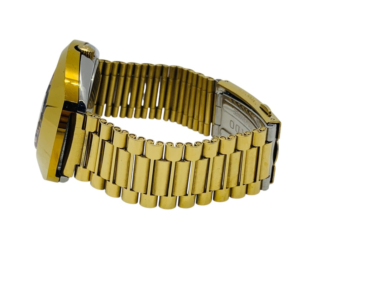 Rado Diastar Gold-Tone 648.0413.3 Automatic Men's Watch Black Dial