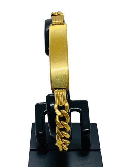 18K Yellow Gold Curb Bracelet | Size 8 | 15.4g