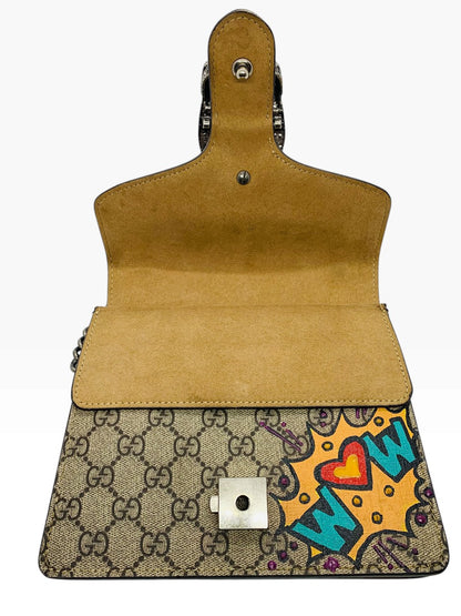 Gucci GG Dionysus Supreme Mini Crossbody Chain  Bag