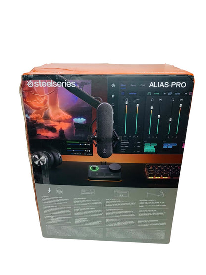 SteelSeries Alias Pro Combo Desktop Microphone Includes Accessories