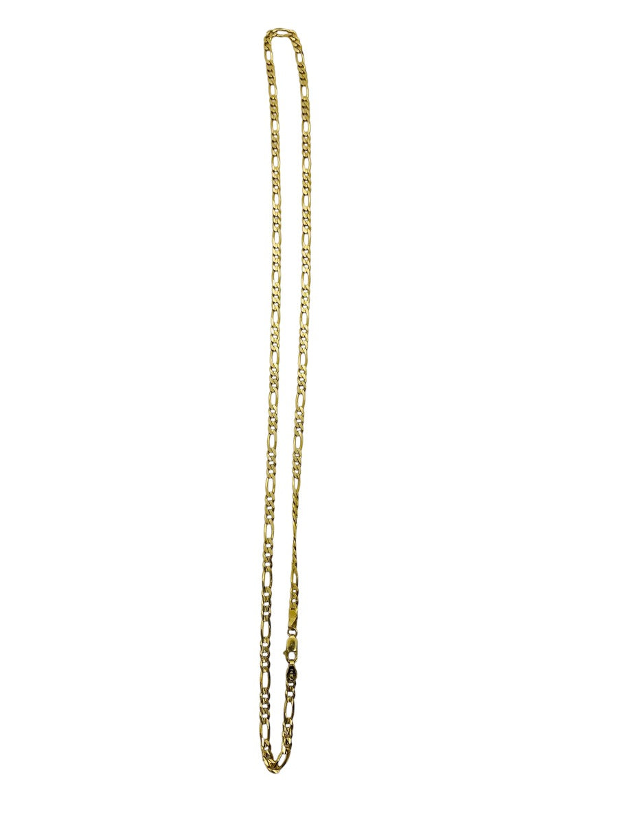 14K Yellow Gold Figaro Chain | Size 22 | 15g