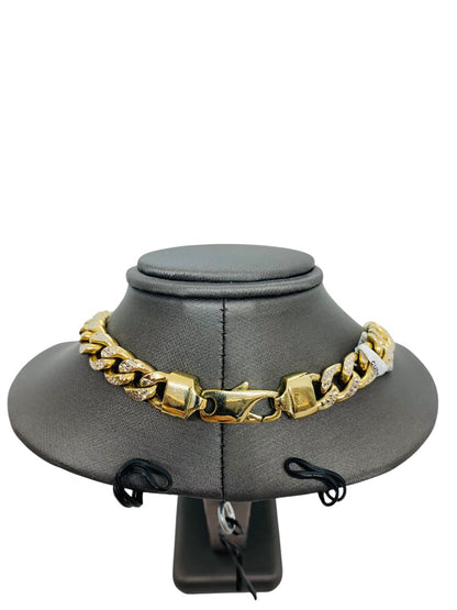 10K 2Tone Gold Curb Chain | Size 28 | 67.4g