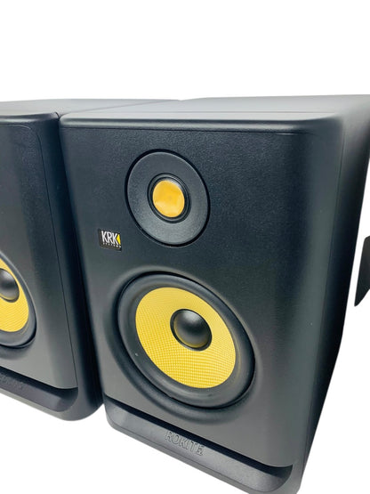 Pair Of KRK System Rokit 5 Active Studio Monitors Black - Gen 4