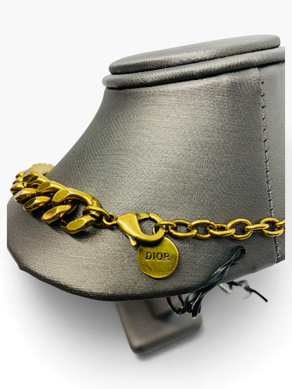 Chrisitan Dior 30 Montaigne Choker Yellow Necklace | Size 18 | 61.6g