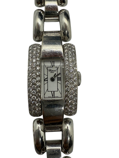 Chopard La Strada 18K W. Gold Pave Diamond Ladies Watch 428 1 - 96.2g