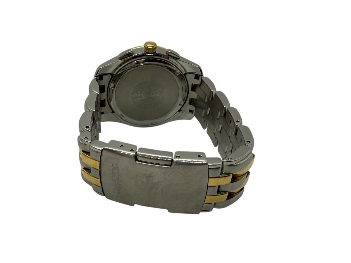 Citizen Black Dial Men's Quartz Stainless Steel Watch 6329-S121493