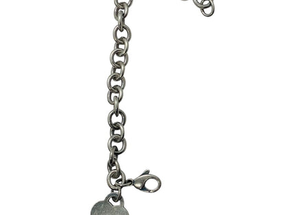 Tiffany & Co .925 Return To Tiffany Heart Charm Bracelet Size 7" \ 33g