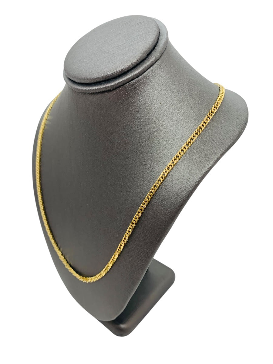 18K Yellow Gold Curb Chain | Size 19 | 13.2g