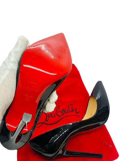 Christian Louboutin Black Pumps Red Bottom Womens Size 8
