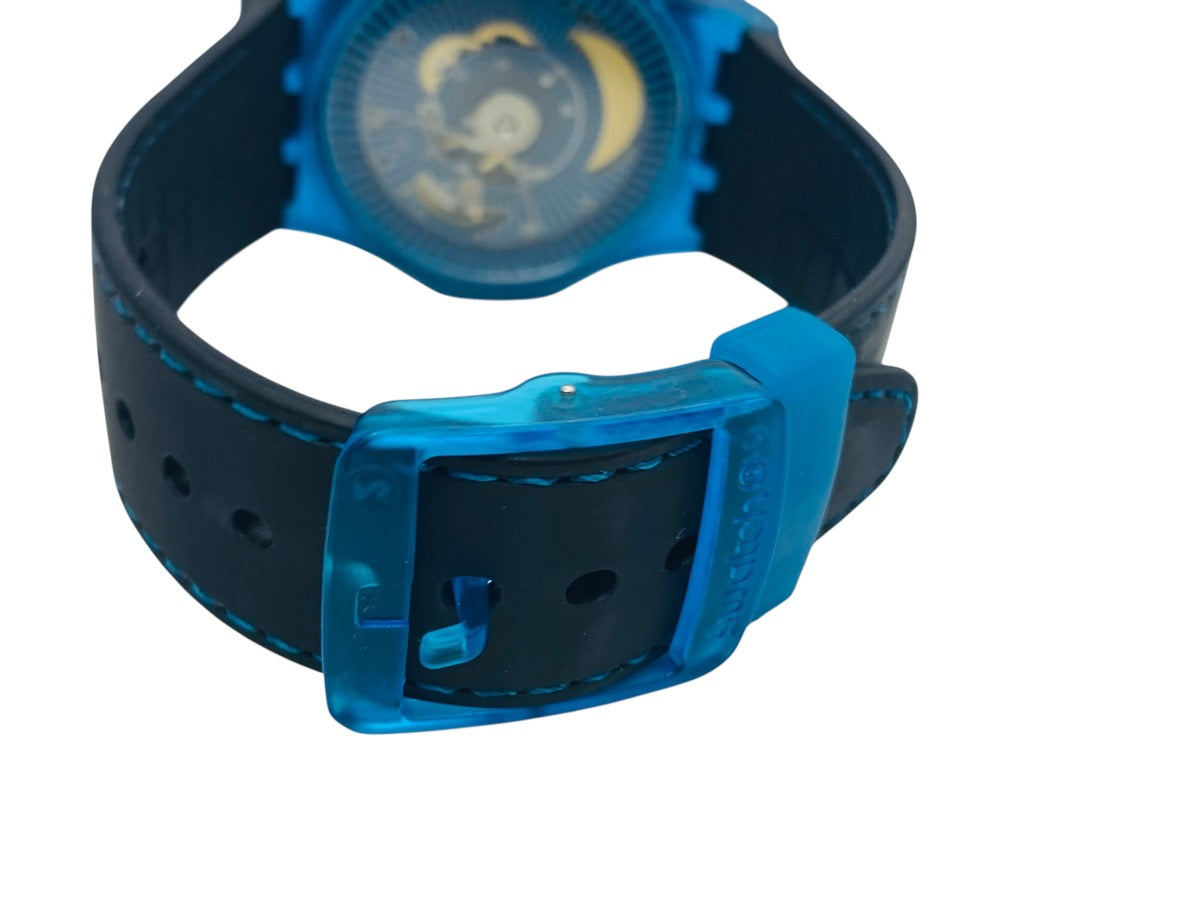 Swatch Automatic Mens Watch Sistem Class Blue SUTS405 42mm