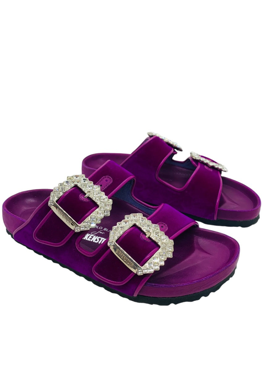 Manolo Blahnik for Birkenstock Arizona Fuschia | Size 38