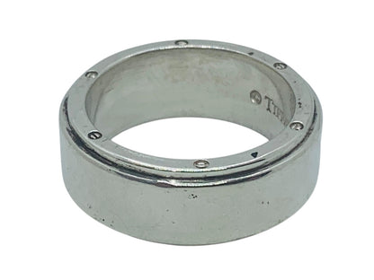 Tiffany & Co Metropolis Sterling Silver Wide 9mm Ring Size 10 17.7 Gr