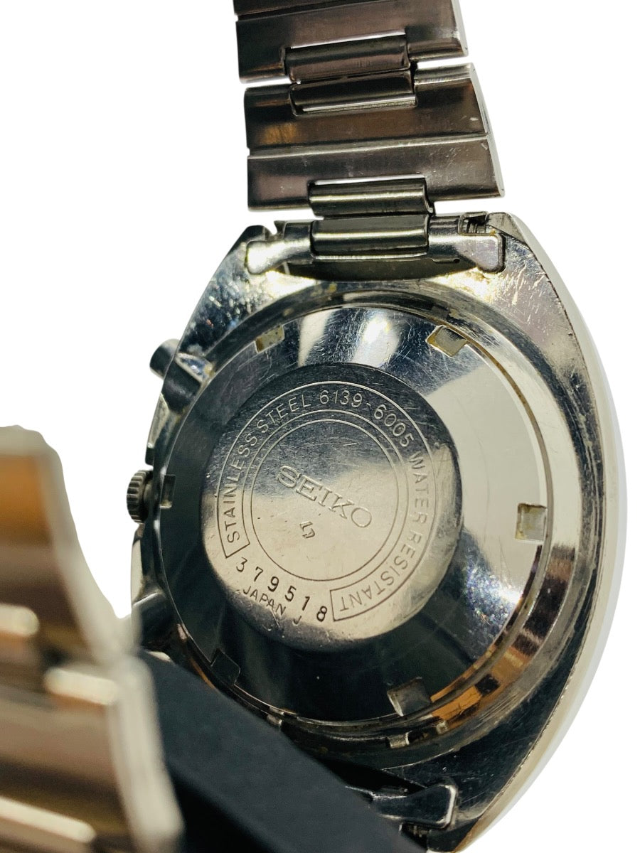 Seiko Sports 6139-6005 Automatic Chronograph Pepsi Bezel Men's Watch