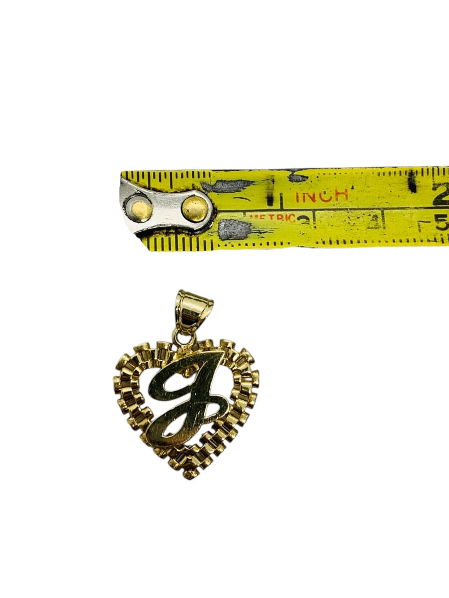 10K Yellow Gold "J" Pendant | 2.8g