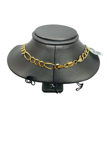 14K Yellow Gold Figaro Chain | Size 26 | 31g