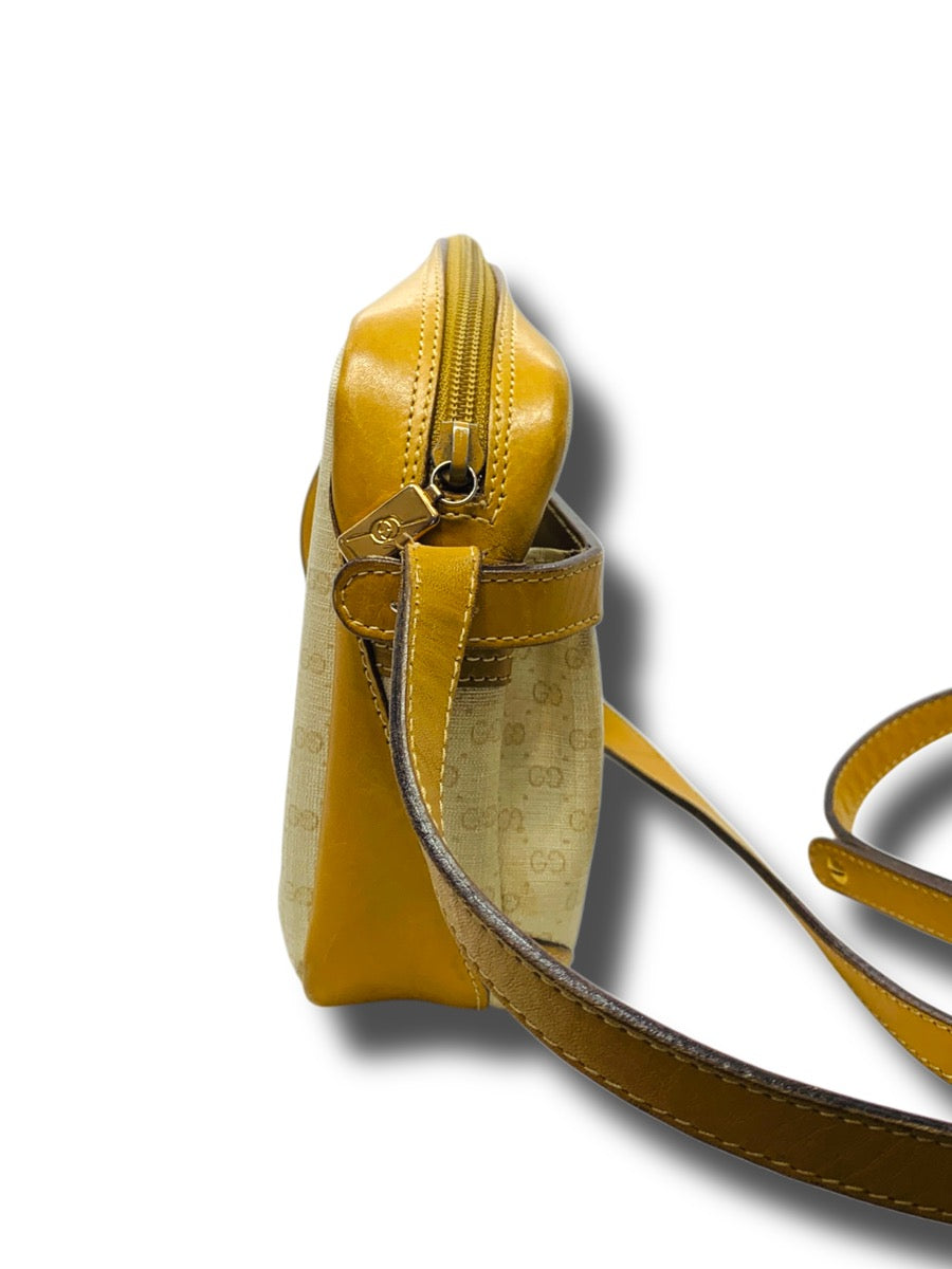 Gucci Micro GG Canvas Crossbody Shoulder Bag