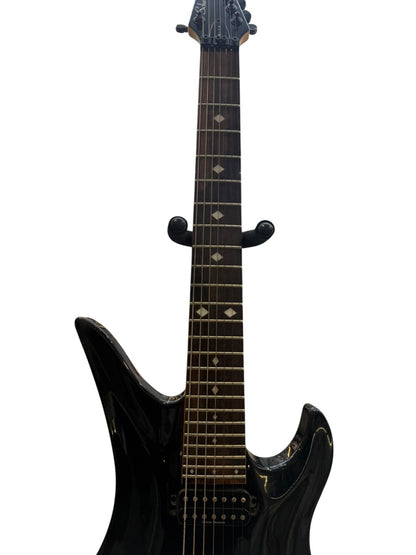 Schecter Guitar A-7+ Diamond Series Black Solid Body Electric Guitar 1999