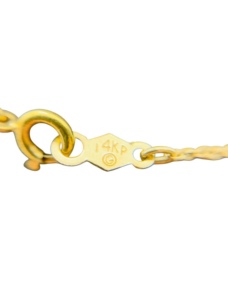 14K Yellow Gold Rope Chain | 16" | 1.1g