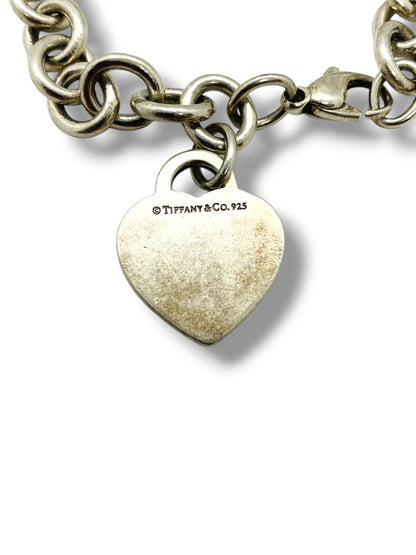 Tiffany & Co. "Retun to Tiffany" .925 Silver Charm Bracelet