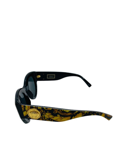 Versace Baroque Yellow |Black Floral Lady's Sungless Mod. 4353 5283/87 | 51-26 140