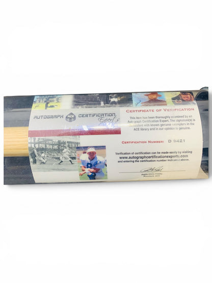 Mike Trout Signed Rawlings Pro Baseball Bat Wood - Includes Case