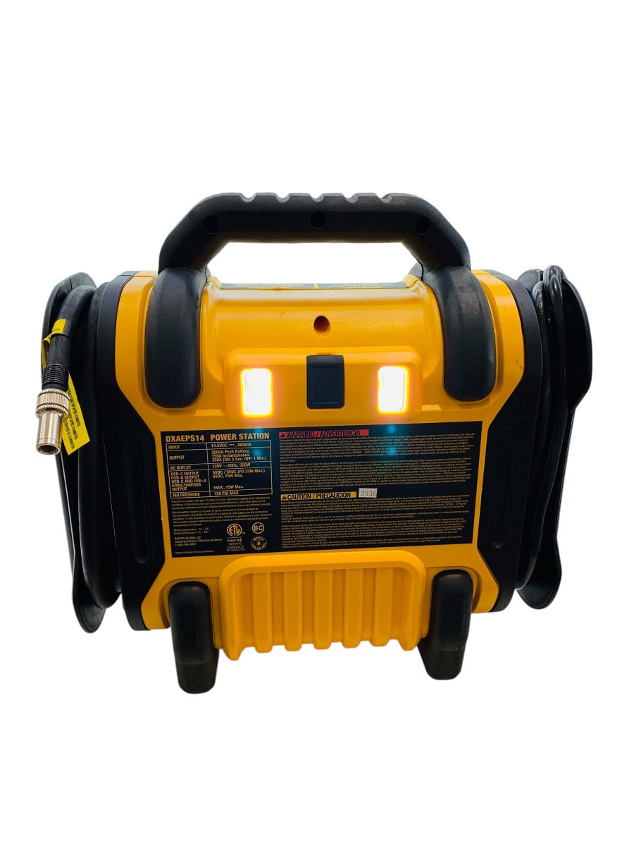Dewalt DXAEPS14 Portable Station 2000W W/ Jump Starter and Digital Compressor.