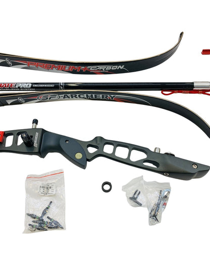 SF Archery Forged + Recurve Bow w/ Premium + Carbon Limbs + Arrows