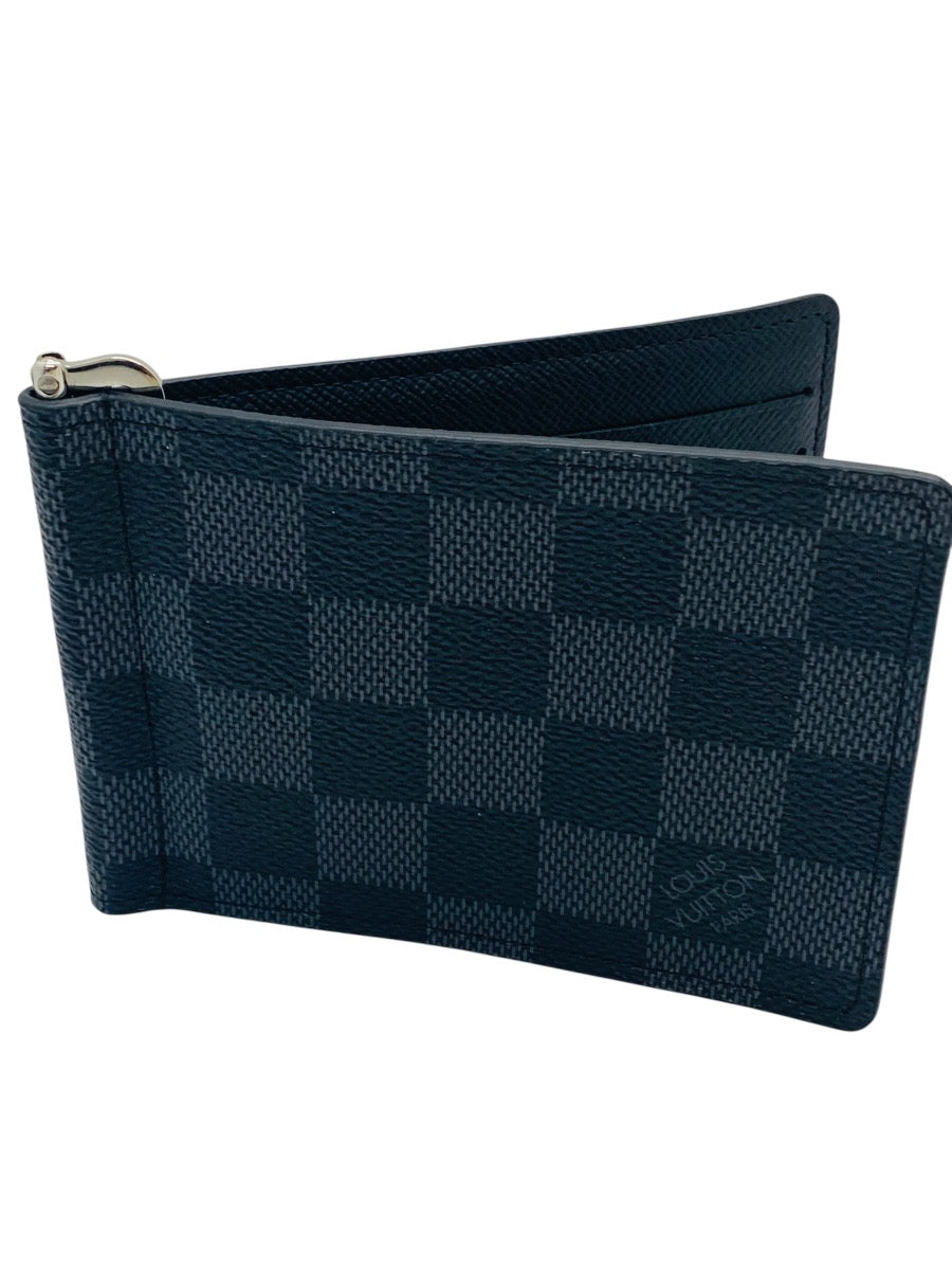 Louis Vuitton Damier Graphite Black Organizer Wallet Money Clip (MB0129)