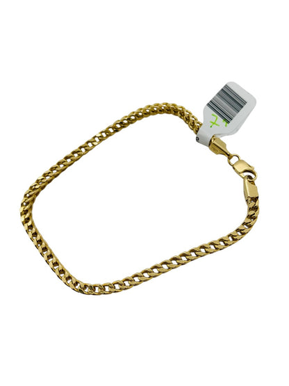 14K Franco Yellow Gold Bracelet | Size 8 | 5.5g