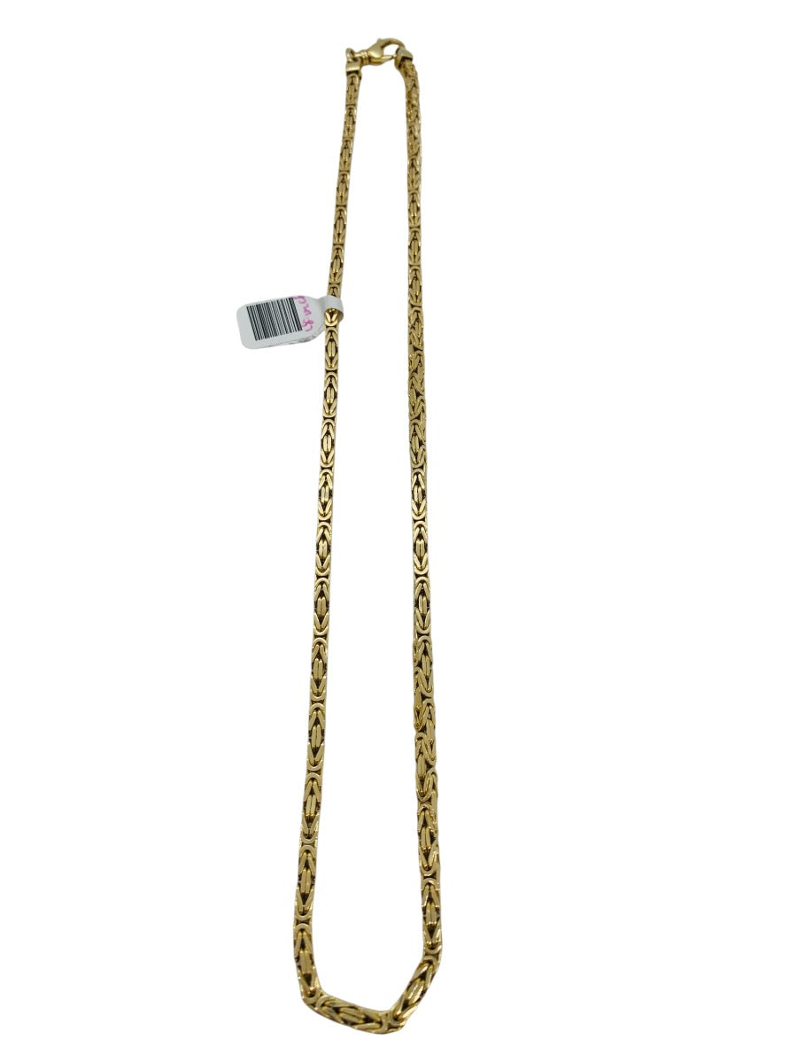 14K Yellow Gold Byzantine Chain | Size 19 in | 38.4g