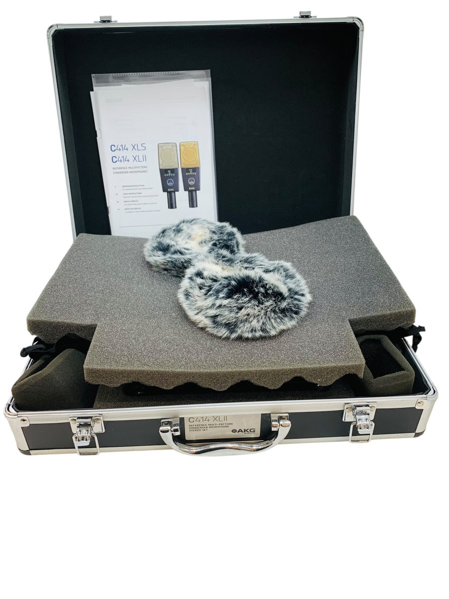 AKG C414 XLII XL2 ST Condenser Microphone Live/Studio Mic (Stereo Matched Pair)