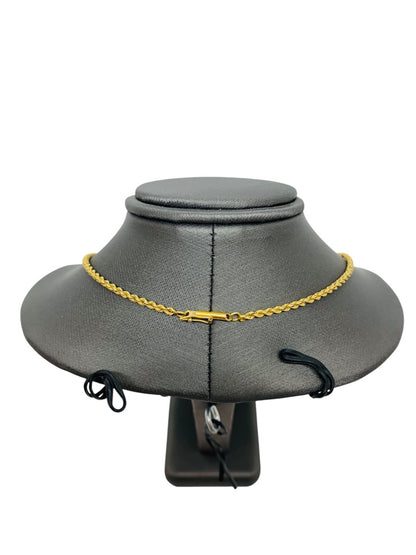 14K Yellow Gold Rope Chain | Size 18 | 8.7g