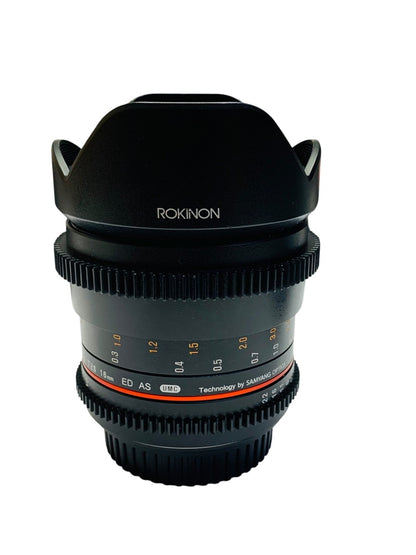 Rokinon 16mm T2.6 ED AS Full Frame Lens for Canon EF Mount