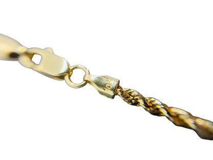10K Yellow Gold Rope Chain | 22" | 3.4g